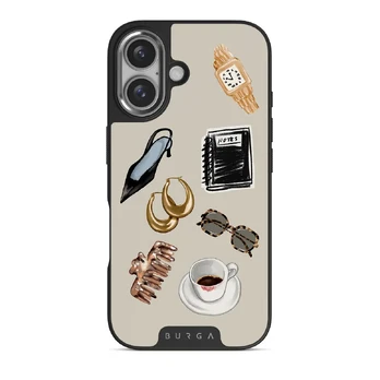 Boss Babe - iPhone 16 Plus Case, Elite Dark (MagSafe) / Silver