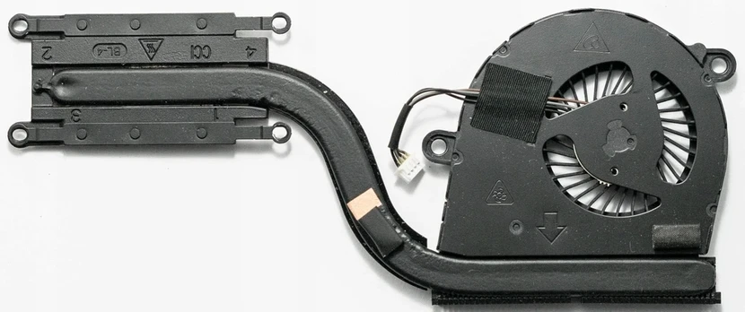 Dell CPU heatsink and fan assembly for Latitude 5280/5290
