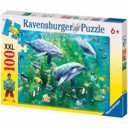 Dolphin Trio - 100pcas. Puzzle - RAVENSBURGER dėlionė