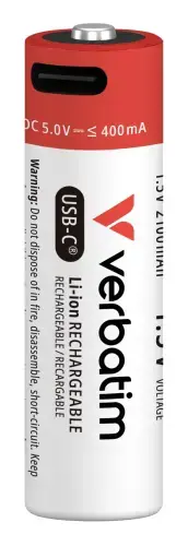 Akumulatory AA USB-C Verbatim 4vnt. 30249