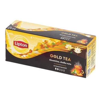 Juodoji arbata LIPTON GOLD, 25 vnt.