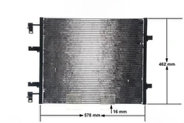Kondensatorius, oro kondicionierius MAHLE AC 708 000S