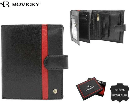 Vyriška odinė piniginė Rovicky RV152