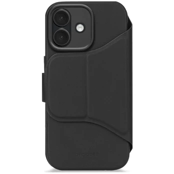 Decoded Textured Silicone Detachable Wallet MagSafe Case for iPhone 17 - Black