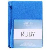 Frotinė paklodė su guma Ameliahome RUBY Blue, 220x240 cm kaina