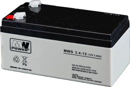UPS akumuliatorius MPL Power Elektro MWS 3.4-12, 3.4 Ah