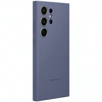 Samsung Galaxy S24 Ultra Silicone Cover Violet