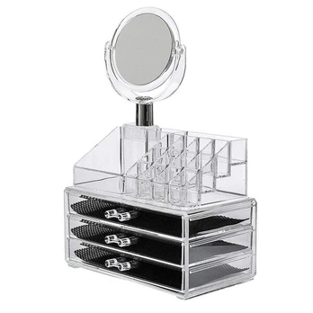 Cosmetic Storage Makeup Organizer Makeup Mirror