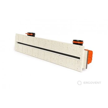 Priglaistomas Plyšinis Difuzorius ERGOVENT LINEO PRO PROFILE, 1000/90 mm