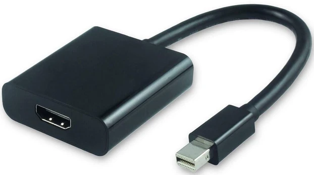 AV adapteris MicroConnect Rodyti Port mini - HDMI juodas (MDPHDMI6B)