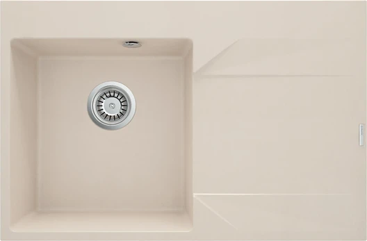 1-bowl granite sink with drainer - right