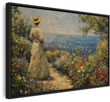Artgeist Paveikslas - Nostalgic impression - a pensive woman contemplating