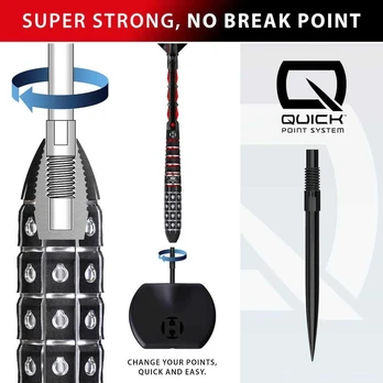 32 gramų strėlytės Harrows Ryan Searle Series 3 Quick 90% volframo