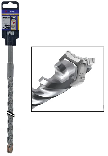 SDS+ grąžtas gelžbetoniui Tivoly Technic Master 3 Heavy Duty | Ø12*260*200mm