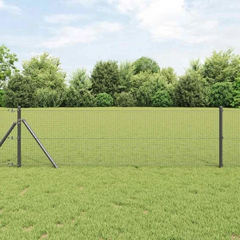 Suvirinta kabelių tvora Pilka 0.8x25 m Plienas