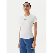 Tommy Jeans Marškinėliai Essential DW0DW20913 Balta Slim Fit