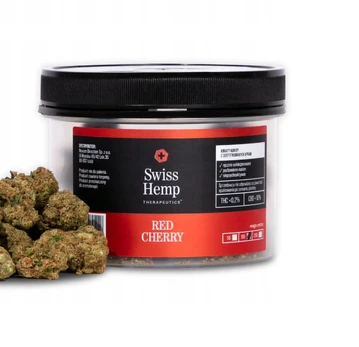 Swiss Hemp Red Cherry CBD Kanapių Žiedai