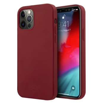 Originalus Mini dėklas MIHCP12MSLTRE iPhone 12/12 Pro 6,1" Raudonas Silicone Tone On Tone