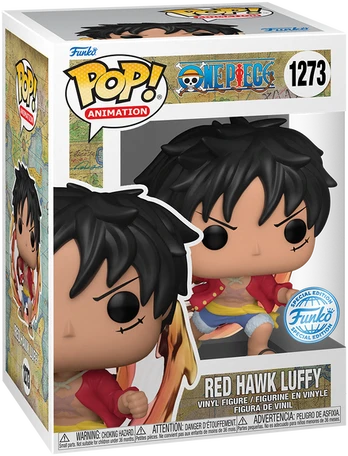 Figūrėlė Funko POP! One Piece Raudona Hawk Luffy Exclusive
