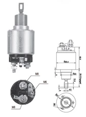 solenoidinis jungiklis, starteris 940113050558