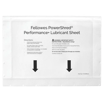 Fellowes Shredder oil sheets 10 pcs 4025601
