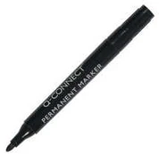 Multi Marker Q-Connect sort rund spids 2-3 mm,10 stk/pk