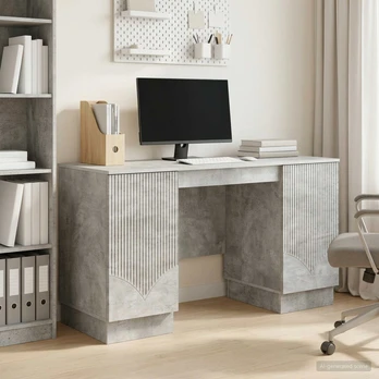 Stalas Betono pilka 142,5 x 50 x 75 cm Apdirbta mediena