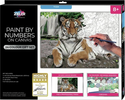 Zieler - Paint By Numbers - Tiger (609299433)