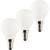 LED lašelinė lempa E14 3W 2700K 3 vnt. 470lm matinė