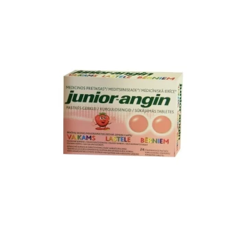 JUNIOR ANGIN pastilės, 24 pastilės