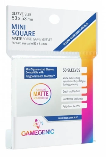 Matinės įmautės kortelėms Gamegenic, Mini Square, 51x51 mm.