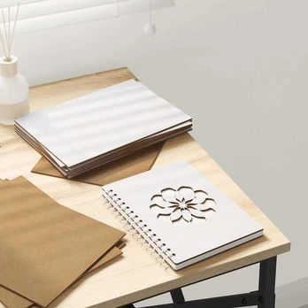 Dekoratyvinės Panelės 50 pcs Balta 15 x 21 x 0.3 cm