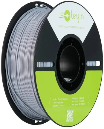 Gija Creality Soleyin Basic PETG 1.75mm 1kg – ledynų pilka