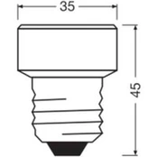 OSRAM LED lemputė Star Flat E27 3,5W 827 3 vnt