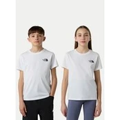 The North Face Marškinėliai Simple Dome NF0A87T4 Balta Regular Fit