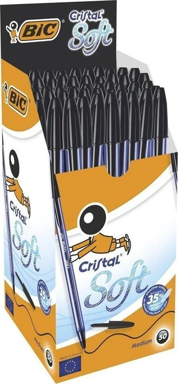 Karžygio Ženklas Bic Cristal Soft 1-2 mm 50 Dalys