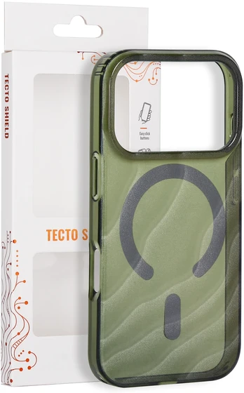 Dėklas Telforceone Tecto Shield Desert Mag case for iPhone 17 Pro 6,3' / iPhone 18 Pro 6,3' dark olive