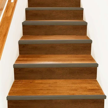 Laiptų apdaila 30 pcs Ruda 67 cm Aliuminis