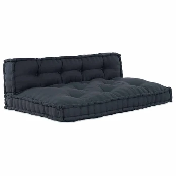 Modulinė sofa 2 pcs Antracitas 120 x 80 x 38 cm audinys