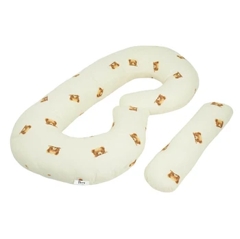FLUMI nėščiosios ir maitinimo pagalvė TYPE C, Light Bear