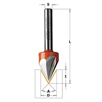 Freza HM S=8 D=13x11 Z=3 (60*), CMT