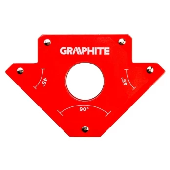 Magnetinis suvirinimo kampas GRAPHITE, išlaikomas svoris 34,0 kg, 45°/90°