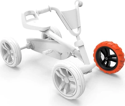 Berg Wheel 9x2 Cross - Juodas/Oranžinis Front Left