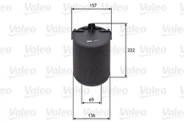 Oro filtras VALEO 585742 kaina