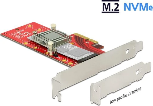 DeLOCK PCIe>1x 110mm w. heatsink - Profile
