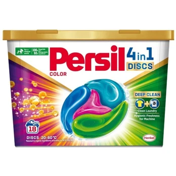 KAPSULĖS SKALBI PERSIL DISCS COLOR 18VNT
