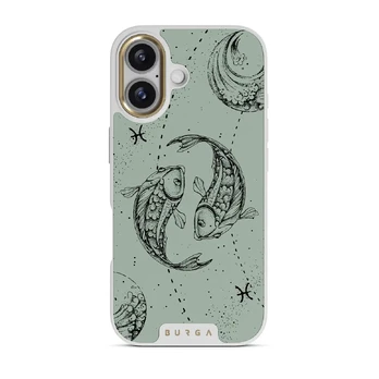 Pisces - iPhone 17 Case, Elite Light (MagSafe) / Gold / Turquoise