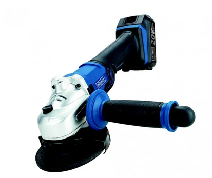 Akumuliatorinis kampinis šlifuoklis CAG115-20ProS 1x2,0Ah, GEN1, Scheppach