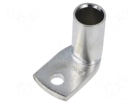 Tip: ring tube | M10 | 185mm2 | crimped | for cable | angled 90° | tinned
