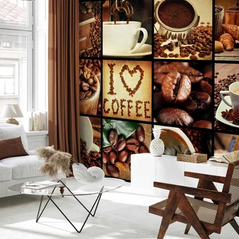 Artgeist Fototapetas - Coffee - Collage